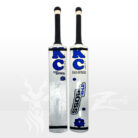 KC Tape Ball Cricket Bat - Boss Edition Blue, crafted in Pakistan from premium Rawalakot Wood and trusted by Khurram Chakwal’s tape ball boss for power hitting.