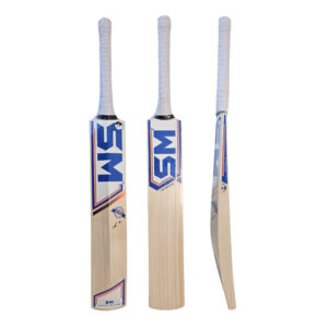 SM US 100 Plus English Willow Cricket Bat with premium Grade 1+ wood, 8 straight grains, lightweight design, and superior rebound technology.