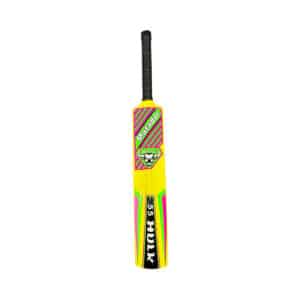 Matador Hulk 55mm Fiber Bat - YELLOW, a durable and lightweight fiber bat designed for tapeball and softball cricket.